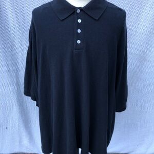KB8782 Men’s Collared Long Sleeve Polo Shirt Vintage Y2K